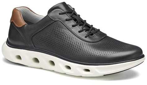 Johnston & Murphy Réactiver les chaussures U-Throat, Noir / pleine fleur, 42 EU