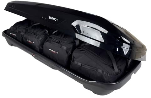 KJUST Taschen Set 4stk kompatibel mit Dachbox AROSO STUTTGART 470