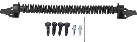 Self Closing Gate Spring Closer Adjustable with Fittings Metal Garden Outdoor Fence Door Hardware Closure Gates Carbon Steel Yard