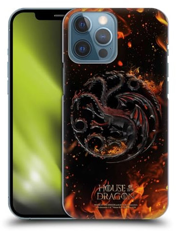Head Case Designs Offizielle House of The Dragon: Television Series Schwarz Staffel 2 Schlüsselkunst Harte Rueckseiten Handyhülle Hülle Huelle kompatibel mit Apple iPhone 13 Pro Max