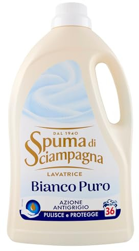 DETERSIVO SCIAMPAGNA 1,620 LT 36 LAVAGGI BIANCO PURO IGIENIZZANTE