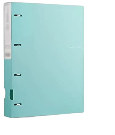 Aktenordner, Ordner for Dokumente, Aktenordner, Testpapier-Organizer, Flipchart-Ordner, A4-Einsatz, transparentes Informationsbuch, vier Löcher, gestanzt, Flipchart-Datei-Organizer, Datei-Organizer (F