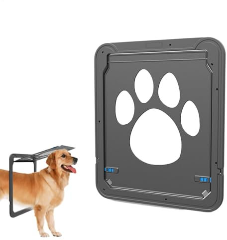 Puerta mosquitera automática para mascotas, solapa para perro de cierre automático, barrera resistente al desgaste, puerta de malla para perros, uso en interiores para cachorros y gatos, fácil