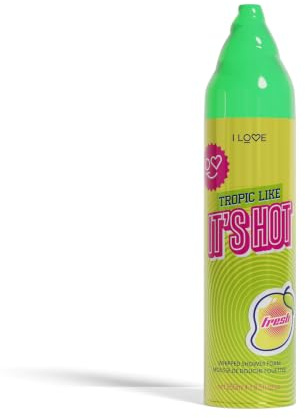 I LOVE Tropic Like It's Hot Whipped Shower Foam Tropical Fruit Scented Body Wash Moisturising Creamy Lather Shower Mousse for Soft Smooth Skin 250ml