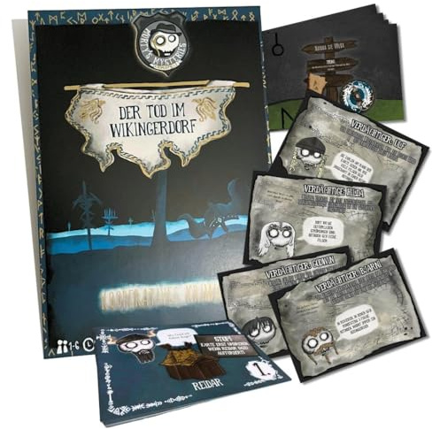 Morty's Mysteries Der Tod im Wikingerdorf | Krimirätselspiel 1-6 Personen | Wikinger | Nordische Mythologie | Escape Game