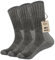 Vihir 3 Paar Merino Socken Herren - Lange Röhre Merino Sport Socken für Skifahren, Trekking, Wandern 37-42, 41-46