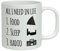 Shopagift All I Need in Life is Food Sleep and my Radio White 10oz Novelty Gift Mug Cup