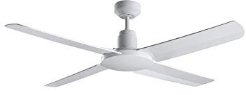Bayside Deckenventilator Nautilus, Ventilator mit 4 Flügeln Ø 132 cm, inkl. Wandsteuerung, IP55 ideal für den Außenbereich