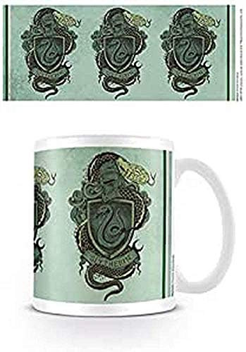 Harry Potter Ceramic Mug with Slytherin Crest and Snake in Presentation Box - Official Merchandise