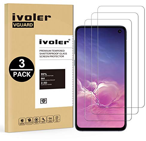 VGUARD [3 Stücke] Schutzfolie für Samsung Galaxy S10e / S10 e, Schutzglas Folie Displayschutzfolie Hartglas Gehärtetem Glas Displayschutz für Samsung Galaxy S10e