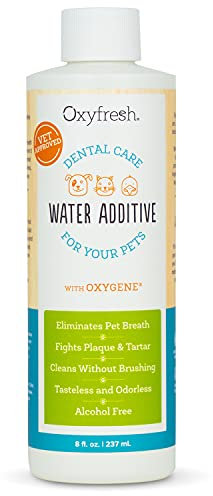 Oxyfresh Premium Pet Dental Care Solution Pet Water Additive: Best Way to Eliminate Bad Dog Breath and Cat Breath - Fights...