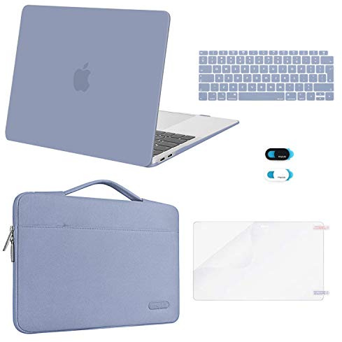 MOSISO Custodia Compatibile con MacBook Air 13 Cover M1 2021 2020 2019 2018