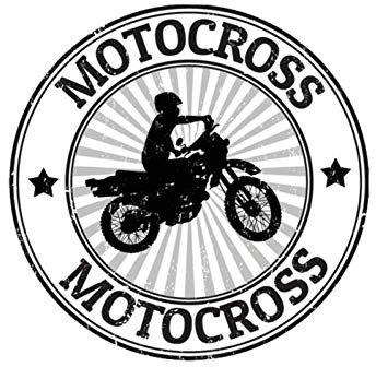 SUIFENG Aufkleber 13Cm X 13Cm Motocross Fahrrad Sport Grunge Stamp PVC Autoaufkleber