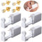 Einweg-Ohr-Piercingpistole, Sicherheits-Ohrpiercing-Set mit 4 Ohrsteckern, goldfarben, 4 Stück, 8 Count (Pack of 1), Kunststoff, Stahl, Titanstahl, Zirkon