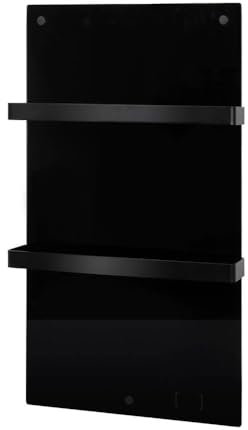 Eurom Infrarotheizung Sani 400 Wifi, schwarz 350135 (Handtuchtrockner Badezimmerheizung Bad-Heizung) Leitung: 400 W/Eingangsspannung: 220-240 V/Heizelemente: Kohlenstoffkristall