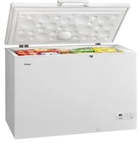 Haier HCE429F Congélateur coffre - Pose libre, 413L, Blanc, Classe F