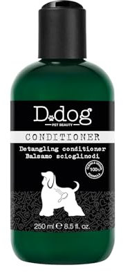 D.DOG | Balsamo Scioglinodi, Shampoo per Cani Districante e Ammorbidente, Riduce Nodi per un Pelo Morbido e Docile, Accorcia i Tempi di Toelettatura, 250ml