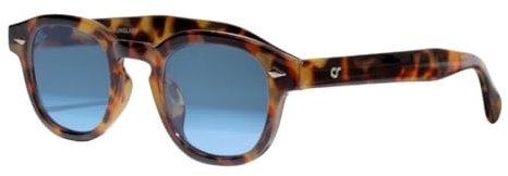 Piratenkapitän Johnny Depp Stil Rechteckige Sonnenbrille - Unisex Retro Klassisch Vintage Polarisiert UV400 Schutz für Männer und Frauen
