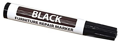 Fiacvrs Wood Repair Markers Touch Up Repair Pen,Scratch Repair Kit, Furniture Touch Up Pen,Furniture Repair Kit Markers & Wax Sticks (Black)