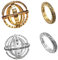 Spinner Ringe Galaxy Ring Handbuch Fingerspielzeug Spinner Ring Dekompression Spielzeug Hand Spinner Stressabbau Ring für Frauen Mädchen Erwachsene