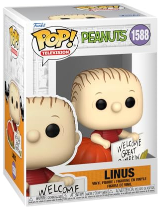 Funko POP! Movies: Peanuts - Linus Van Pelt | Offizielles Cartoon/Animation Merch - Vinyl Sammelfigur als Regal Deko - Geschenkidee zum Geburtstag für Fans und Sammler