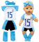 Kleidung Outfits für Baby Puppen,Puppenkleidung,Puppenkleidung,Puppe Kleidung,Puppe zubehör,Sommer Kleidung Puppen für 35-45 cm,Geschenke für Mädchen Jungen