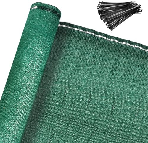 KAIDIDA Clôture de jardin de 1,5 x 15 m - 230 g/m² - Brise-vue vert pour jardin, terrasse, piscine