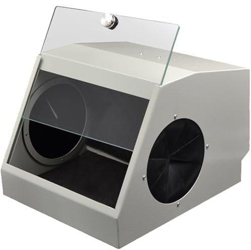 wanghaiyanBD Dental-Sandstrahl-Staubbox, mechanische Schleifmaschine, Aluminiumoxid-Sandstrahlbox, Schnitz-Staubsauger, Staubkollektor, Staubfilterbox, reduziert Staubschäden für Ärzte