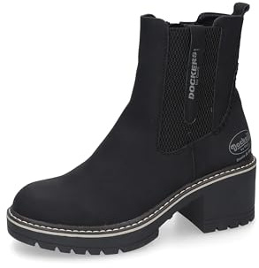 Dockers by Gerli Damen Combat Boots, Frauen Stiefeletten,warm gefüttert