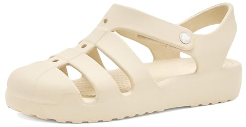 Crocs Unisex Kinder Classic Fisherman K Sandalen, Sandstone, 36/37 EU