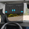 ZDDGNN Auto Sonnenblende Verlängerung,Auto Visier,Frontscheibe-Sonnenschutz,Blend- und UV-Strahlenschutz,Geeignet für Fahrer und Beifahrer (Schwarz)