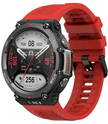 YASPARK Correa Compatible con Amazfit T-Rex 2, Correa Deportiva Transpirable de Silicona Suave Correa para Amazfit T-Rex 2 Smartwatch GPS al Aire Libre con Herramienta