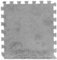 10pcs Plush Foam Floor Mat Prevent Slip Cuttable Thickened Interlocking Carpet Tiles for Bedroom (Grey)