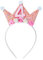 APLZGMG Kleinkind Geburtstagskrone, Geburtstagsmädchen Krone Stirnband, 4. Geburtstags-Stirnband, Geburtstagskrone für Mädchen, Prinzessin Tiara, Blumen Tiara Stirnbänder für Geburtstagsmädchen