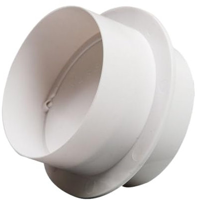 1 clapet anti-retour de tuyau 80/100/110/150/200 mm en plastique portable clapet anti-retour de tuyau bloqueur de tirage de tuyau ventilateur d'extraction soupape anti-retour de cuisine durable(100mm)