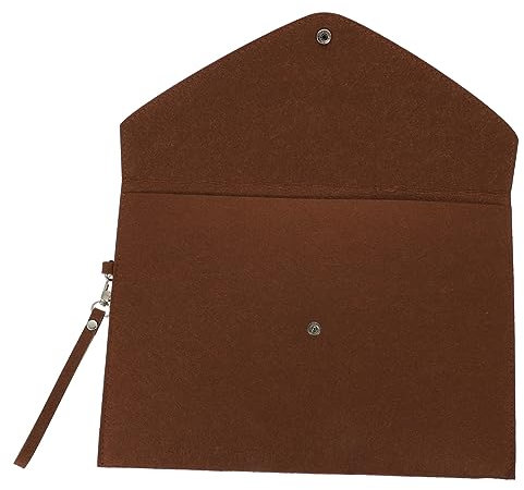 HAPINARY Aktentasche Aus Filz Für A4-ordner Mit Starkem Verschluss Umhängeband Für Büro Schule Und Reisen 5 Stück