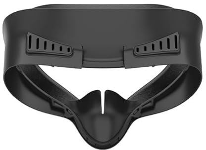 Morbida pelle PU, imbottitura per il viso e imbottitura per il viso per 3S Virtual Reality Occhiali Resistente al sudore con imbottitura in silicone per naso resistente al sudore