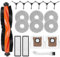 HeyKewi Kit de Accesorios de Repuesto para Xiaomi X20 Max / X20 Pro Aspiradora, 1 Cepillos Principales, 6 Cepillos Laterales, 6 Toallitas, 2 Filtros, 2 Bolsas para el polvo, 1 Cepillo de limpieza