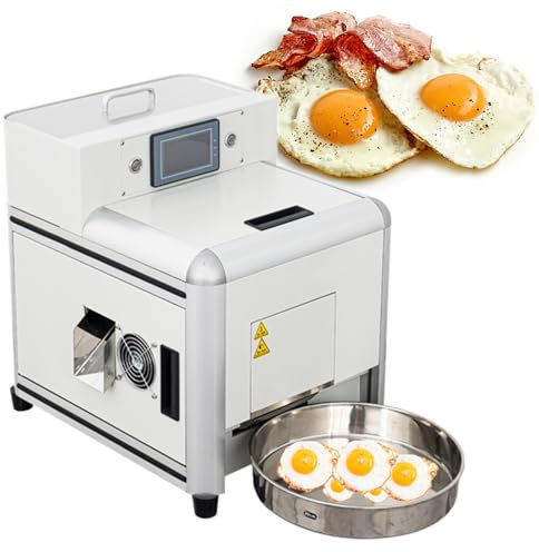 GESAIDES Smart Fried Egg Cooker, Automatic Fried Egg Maker, Smart Touch Screen, One Key to Make 120 Pcs/H Time, for Canteen, Hotel, Breakfast Shop