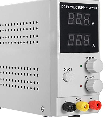 Labornetzteil, Labornetzteil DC Regelbar Netzgerät(30 V, 10 A), Stabilisiert Digitalanzeige Labornetzteil, Digital LabornetzgeräT Einstellbar Netzteil Trafo, 3-stelliges LED-Display