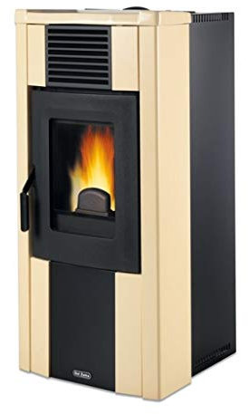 Stufa a Pellet 11.5 kW Dal Zotto Acciaio al carbonio marrone