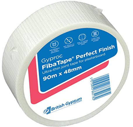 GYPROC Self Adhesive Fibre Glass Tape, 90 m Roll 50 mm Width