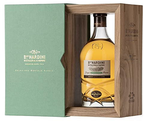 NARDINI GRAPPA RISERVA SINGLE CASK 22 ANNI 70 CL IN ASTUCCIO DI LEGNO