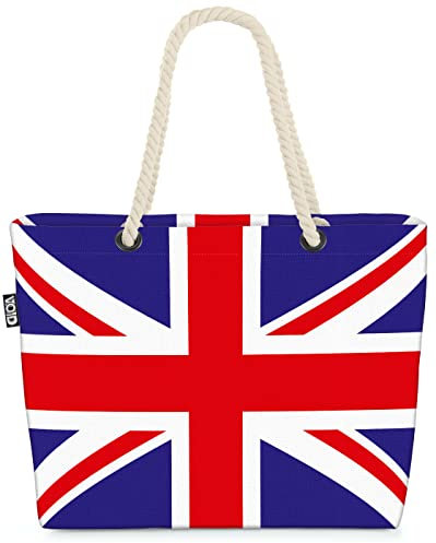 VOID XXL Strandtasche Union Jack England Shopper Tasche 58x38x16cm 23L Beach Bag Großbritannien Great Britain