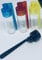 Pack of 4 Large Snuff Glass Bottles with Folding Lid Spoon