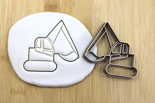 Baumaschine Kleiner Bagger Keksstempel/Ausstechform keksausstecher PLA ca.8cm