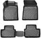 Rizline Passgenau 3D Fussmatten Auto Kompatibel mit Renault Clio 3 2006-2012 Auto Zubehör 1. Und 2. Reihe Gummimatten Autos TPE Allwetter Geruchlos rutschfest Vorne und Hinten Schwarz