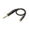 Cable Matters Câble Adaptateur pour Casque Audio 6,35 mm vers 3,5 mm de 0.3 m (câble Adaptateur ampli vers Casque 6,35 mm mâle vers 3,5 mm Femelle et 6,35 mm vers 3,5 mm) en Noir