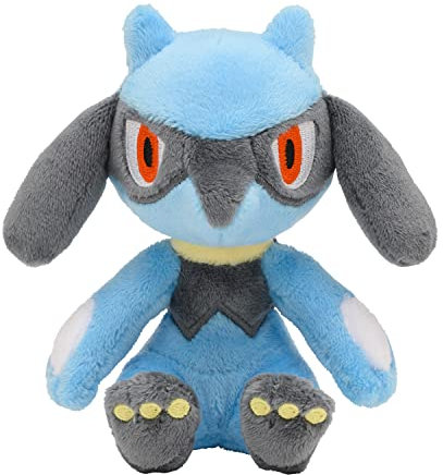 Riolu Sitting Cuties Plush - 12.5 cm
