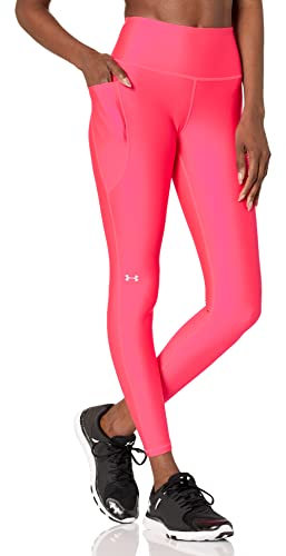 Under Armour HeatGear Damen Leggings mit hoher Taille, rutschfest, kn chelfrei
